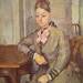 Madame Cezanne Leaning on Her Elbow